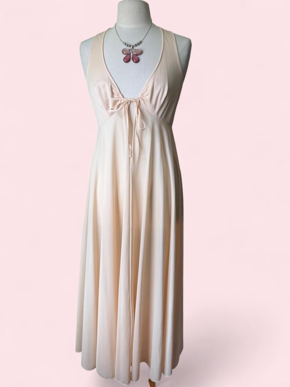 Lucie-ann Women's Pink and Cream Dress